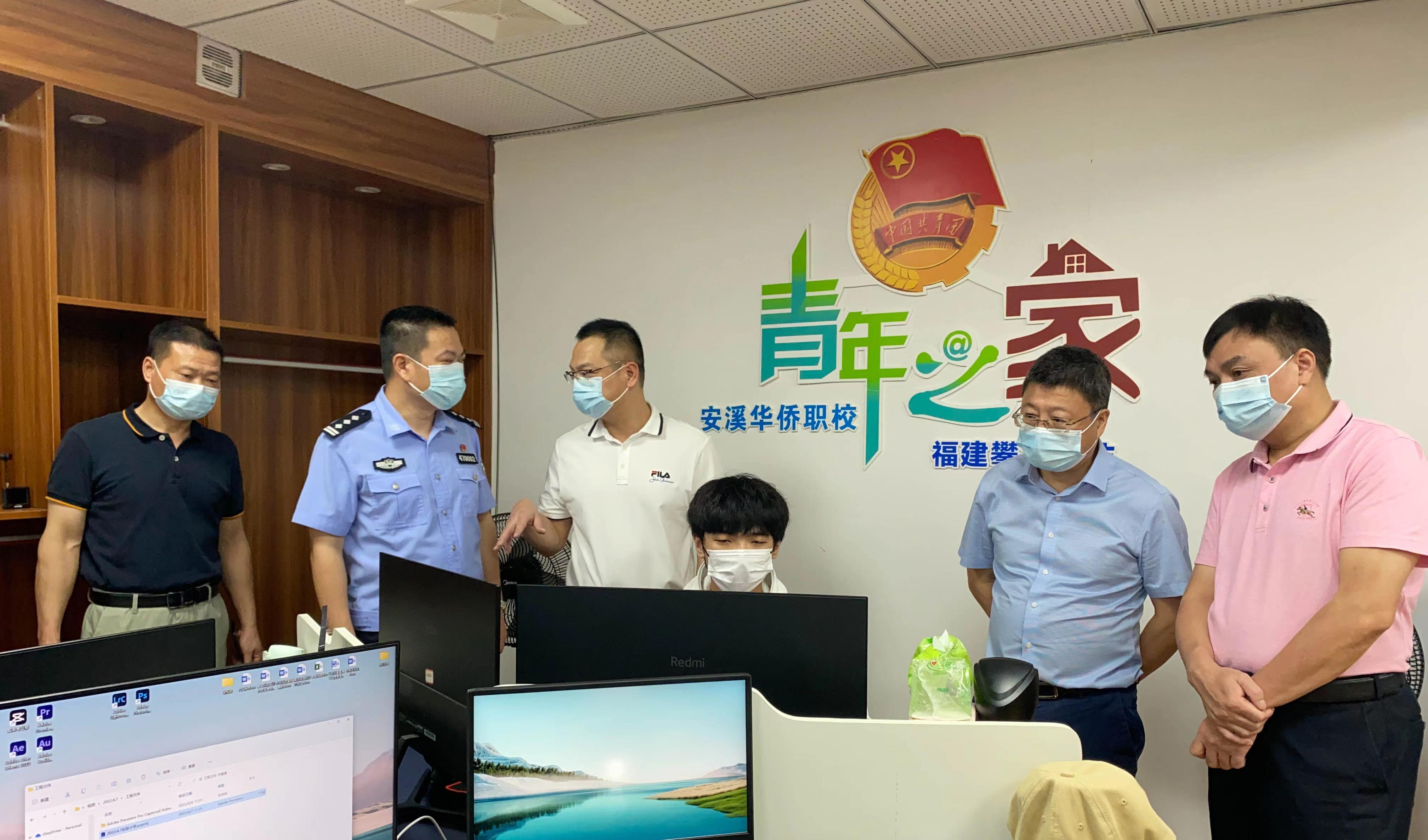 攀家学院 | 惠安县委常委、政法委书记陈宗德一行莅临攀宇科技人才培养基地考察指导(图7)